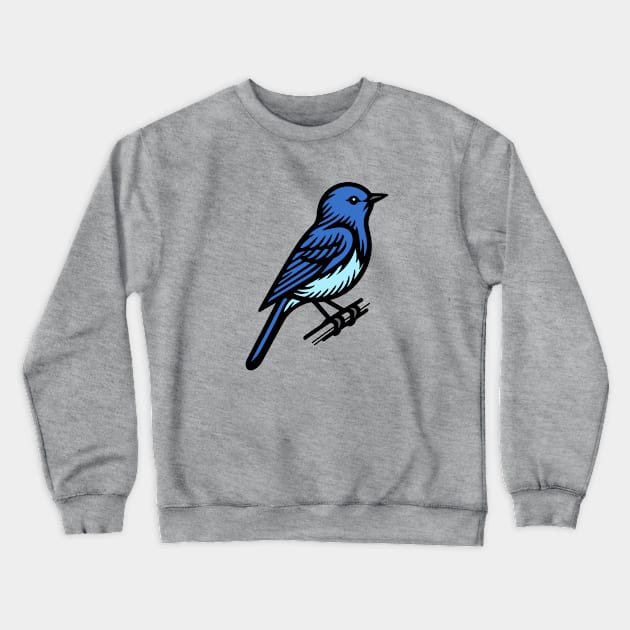 Bluebird Crewneck Sweatshirt by KayBee Gift Shop